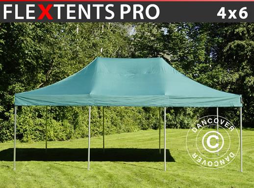 Vouwtent/Easy up tent FleXtents PRO 4x6m Groen