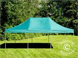 Vouwtent/Easy up tent FleXtents PRO 4x6m Groen, inkl. 8 Zijwanden