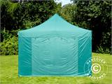 Tente pliante FleXtents Xtreme 50 4x6m Vert, avec 8 cotés