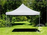 Tente pliante FleXtents PRO 4x6m Gris, avec 8 cotés