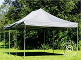 Vouwtent/Easy up tent FleXtents PRO 4x6m Grijs, inkl. 8 Zijwanden