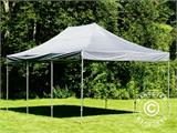 Vouwtent/Easy up tent FleXtents PRO 4x6m Grijs, inkl. 8 Zijwanden