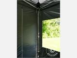 Gazebo pieghevole FleXtents PRO 4x6m Grigio, inclusi 8 fianchi