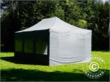 Snabbtält FleXtents PRO 4x6m Grå, inkl. 8 sidor