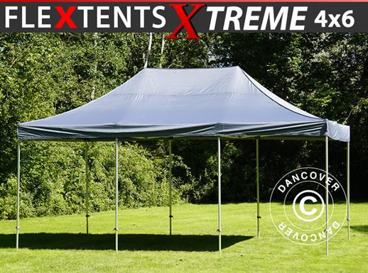 Vouwtent/Easy up tent FleXtents Xtreme 50 4x6m Grijs