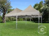 Tente pliante FleXtents PRO Peak Pagoda 6x6m, Latte