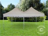 Saliekama nojume FleXtents PRO Peak Pagoda 6x6m, Latte