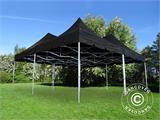 Vouwtent FleXtents PRO Peak Pagoda 6x6m, Zwart