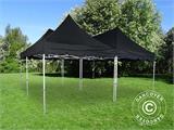 Vouwtent FleXtents PRO Peak Pagoda 6x6m, Zwart