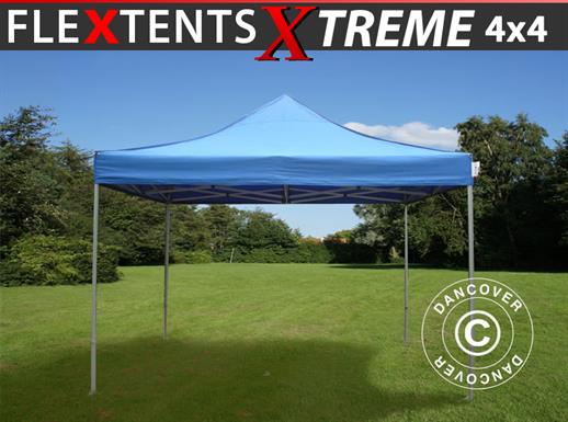 Prekybinė palapinė FleXtents Xtreme 50 4x4m Mėlyna