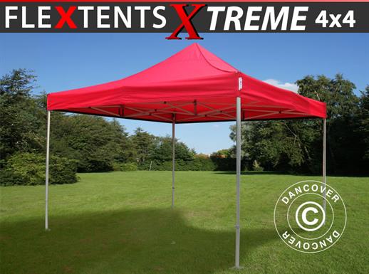 Pop up aiatelk FleXtents Xtreme 50 4x4m Punane