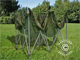 Gazebo pieghevole FleXtents Xtreme 50 4x4m Camouflage, inclusi 4 fianchi