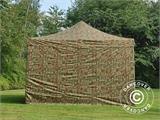 Tente pliante FleXtents Xtreme 50 4x4m Camouflage, avec 4 cotés