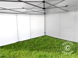 Gazebo pieghevole FleXtents Pagoda Xtreme 50 3x3m / (4x4m) Bianco, inclusi 4 fianchi