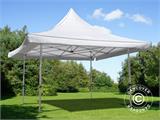 Vouwtent/Easy up tent FleXtents Pagoda Xtreme 50 4x4m / (5x5m) Wit