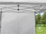 Saliekamā nojume FleXtents Pagoda Xtreme 50 4x4m / (5x5m) Balts, ar 4 sānu sienām