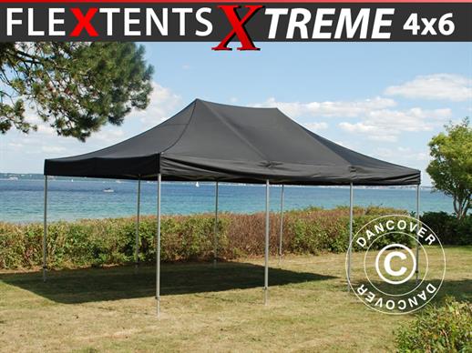 Quick-up telt FleXtents Xtreme 50 4x6m Svart