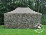 Gazebo pieghevole FleXtents Xtreme 50 4x6m Camouflage, inclusi 8 fianchi