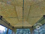 Gazebo pieghevole FleXtents Xtreme 50 4x6m Camouflage, inclusi 8 fianchi