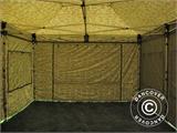 Tenda Dobrável FleXtents Xtreme 50 4x6m Camuflagem/Militar, incl. 8 paredes laterais