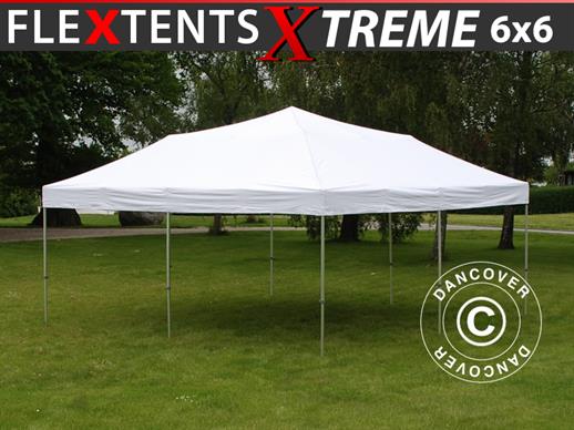 Vouwtent/Easy up tent FleXtents Xtreme 50 6x6m Wit