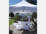 Tente pliante FleXtents PRO "Arched" 3x3m Blanc, avec 4 cotés