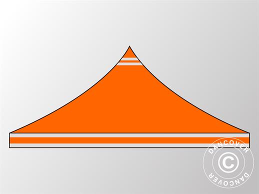 Roof cover for Pop up gazebo FleXtents 3x3 m, Orange Reflective