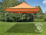 Pop up gazebo FleXtents PRO Work tent 3x3 m Orange Reflective