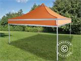 Gazebo pieghevole FleXtents PRO, Tenda da lavoro 3x3m Arancione Riflettente