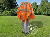 Pop up gazebo FleXtents PRO Work tent 3x3 m Orange Reflective