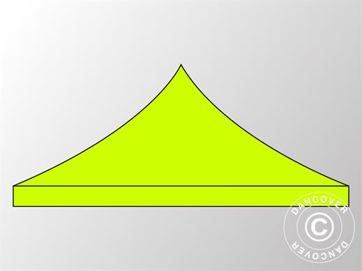 Cubierta para el techo para Carpa plegable FleXtents 3x3m, Amarillo Flúor/verde