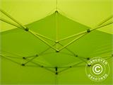 Tente pliante FleXtents PRO 3x3m Néon jaune/vert, avec 4 cotés