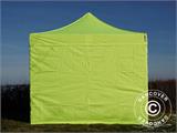 Foldetelt FleXtents Xtreme 50 3x3m Neongul/grøn, inkl. 4 sider