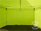 Namiot Ekspresowy FleXtents PRO 4x4m Jaskrawożółty/zielony, mq 4 ściany boczne