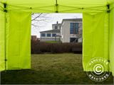 Pop up gazebo FleXtents PRO 4x4 m Neon yellow/green, incl. 4 sidewalls Pop up gazebo FleXtents PRO 4x4 m Neon yellow/green, incl. 4 sidewalls