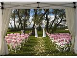 Gazebo pieghevole FleXtents PRO 2,5x2,5m Bianco, inclusi 4 fianchi