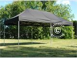 Faltzelt FleXtents PRO 2,5x5m Schwarz, mit 6 Seitenwänden