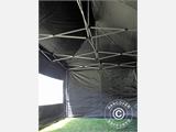 Tenda Dobrável FleXtents PRO 2,5x5m Preto, incl. 6 paredes laterais