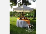 Tente pliante FleXtents PRO 3,5x3,5m Blanc, avec 4 cotés