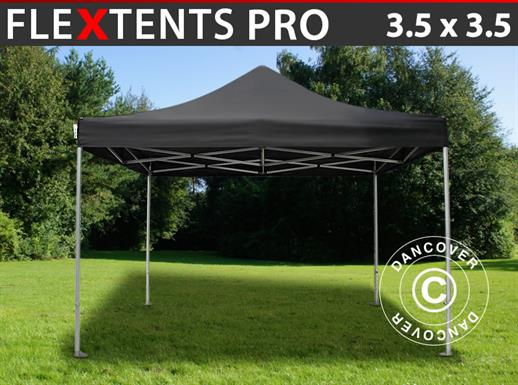 Pop up gazebo FleXtents PRO 3.5x3.5 m Black