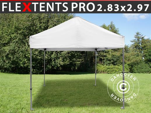 Tente Pliante FleXtents Multi 2,83x2,97m Blanc