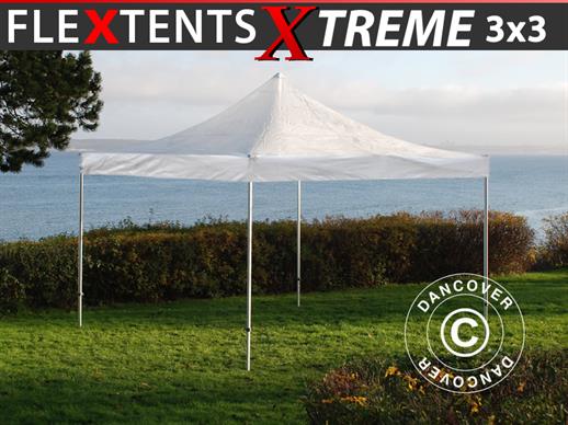 Carpa plegable FleXtents Xtreme 50 3x3m Transparente