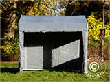 Faltzelt FleXtents PRO Trapezo 2x3m Grau, mit 4 Seitenwänden