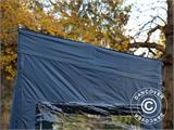 Namiot ekspresowy FleXtents PRO Trapezo 2x3m Szary, mq 4 ściany boczne