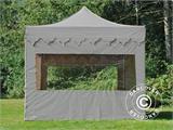 Vouwtent/Easy up tent FleXtents PRO "Morocco" 3x3m Latte, inkl. 4 zijwanden