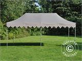 Vouwtent/Easy up tent FleXtents PRO "Morocco" 3x6m Latte, inkl. 6 zijwanden