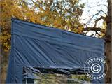 Tente pliante FleXtents PRO Trapezo 3x3m Gris, avec 4 cotés Tente pliante FleXtents PRO Trapezo 3x3m Gris, avec 4 cotés