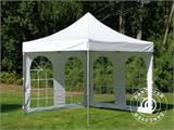 Tenda Dobrável FleXtents Xtreme 50 Vintage Style 3x3m Branco, incl. 4 paredes laterais