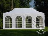 Faltzelt FleXtents PRO Vintage Style 3x6m Weiß, mit 6 Seitenwänden Faltzelt FleXtents PRO Vintage Style 3x6m Weiß, mit 6 Seitenwänden