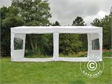 Namiot ekspresowy FleXtents PRO Trapezo 3x6m Biały, mq 4 ściany boczne